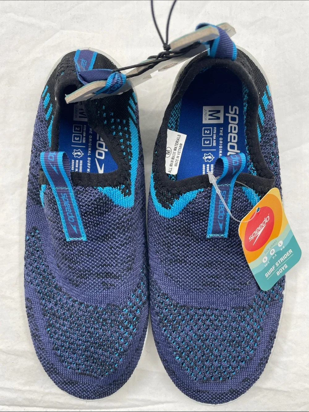 Speedo Surf Strider Water Shoes. Junior Boy’s M (2-3). NWT.
